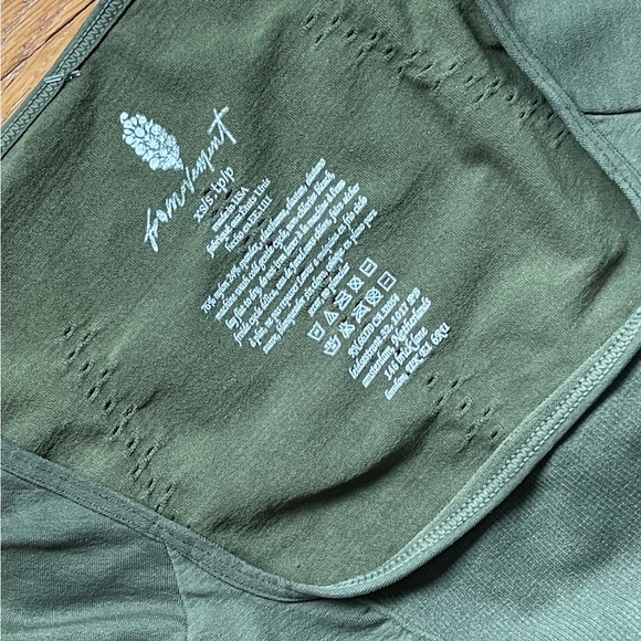 Free People Good Karma Long Sleeve Runsie Green Size XS/S NWOT $108.00 - Picture 11 of 11